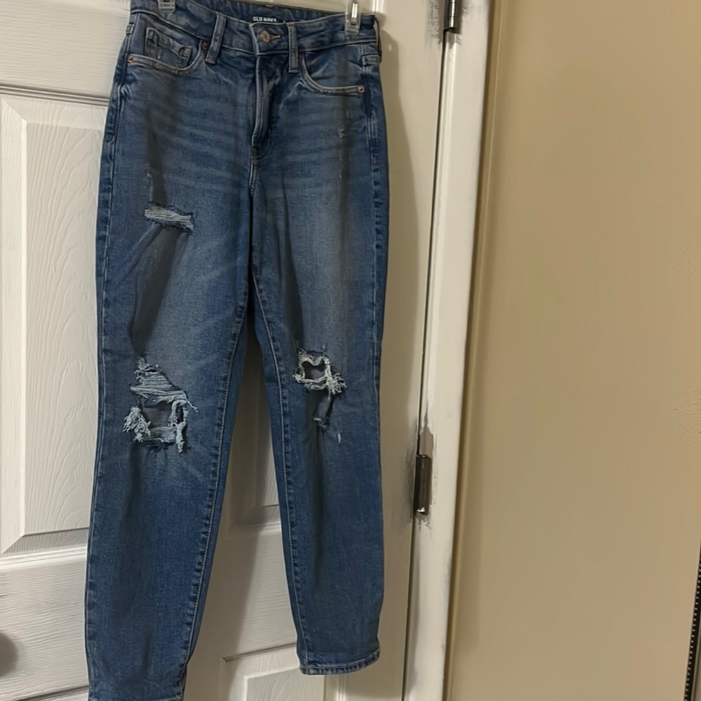 Straight leg jeans